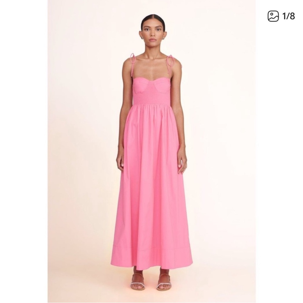 Staud Landry Pink Poplin Dress size XS